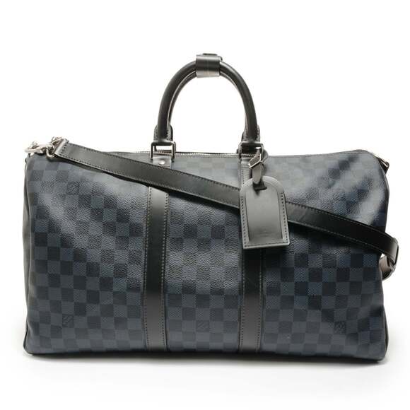 Louis Vuitton Black Damier Keepall Bandoulière 45 - Picture 1 of 9